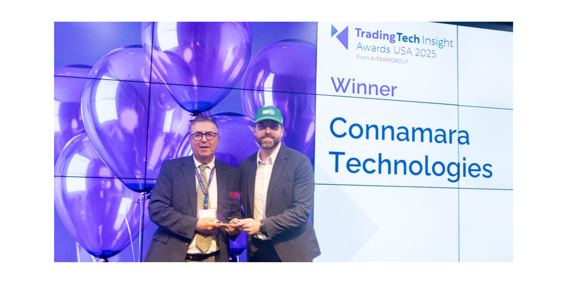 Connamara Technologies Wins “Best Matching Engine for Trading Venues” at the 2025 TradingTech Insight USA Awards